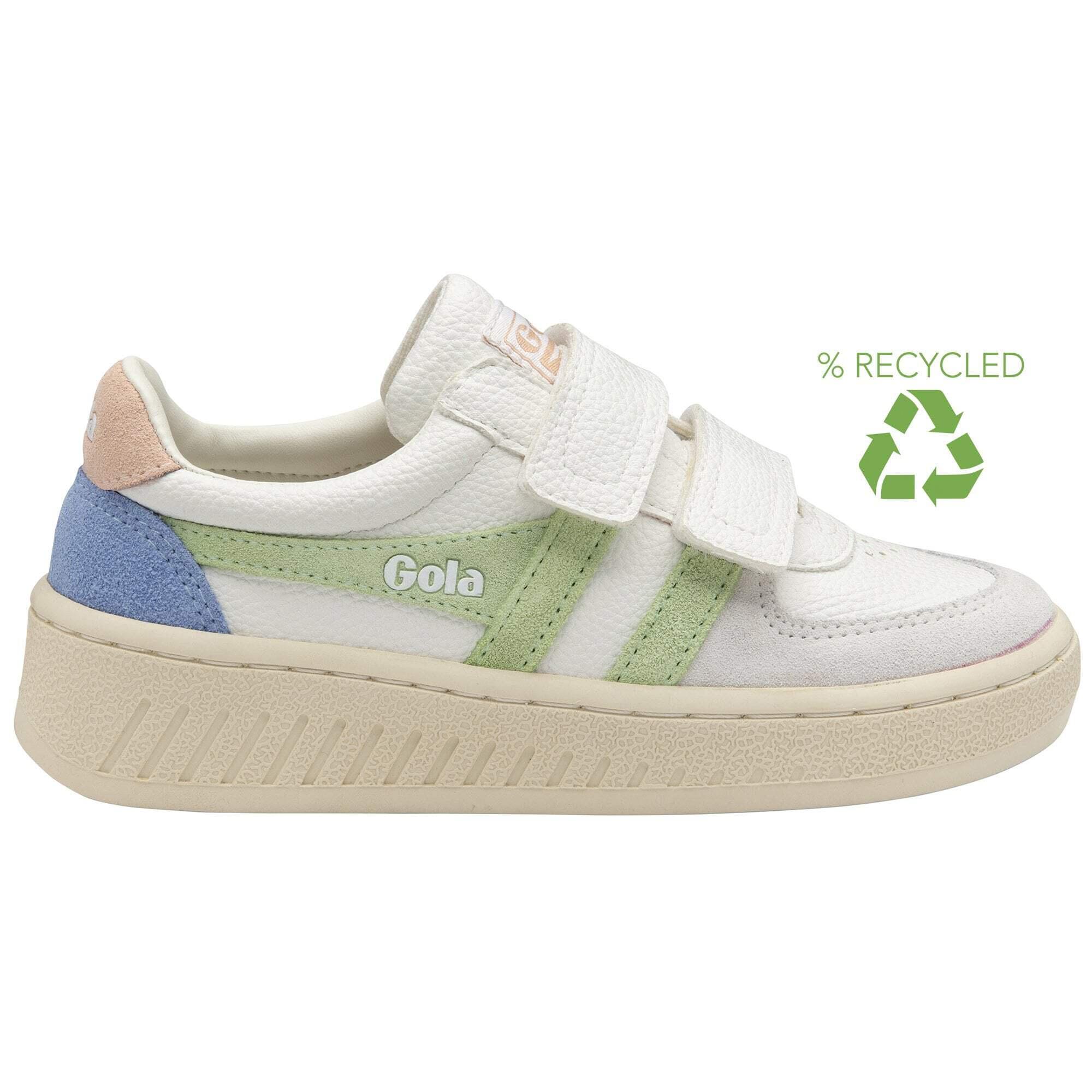 Gola - Baskets Enfant Gola Classics Grandslam Trident Strap Trainers - Baskets - Blanc - 37 - Decathlon