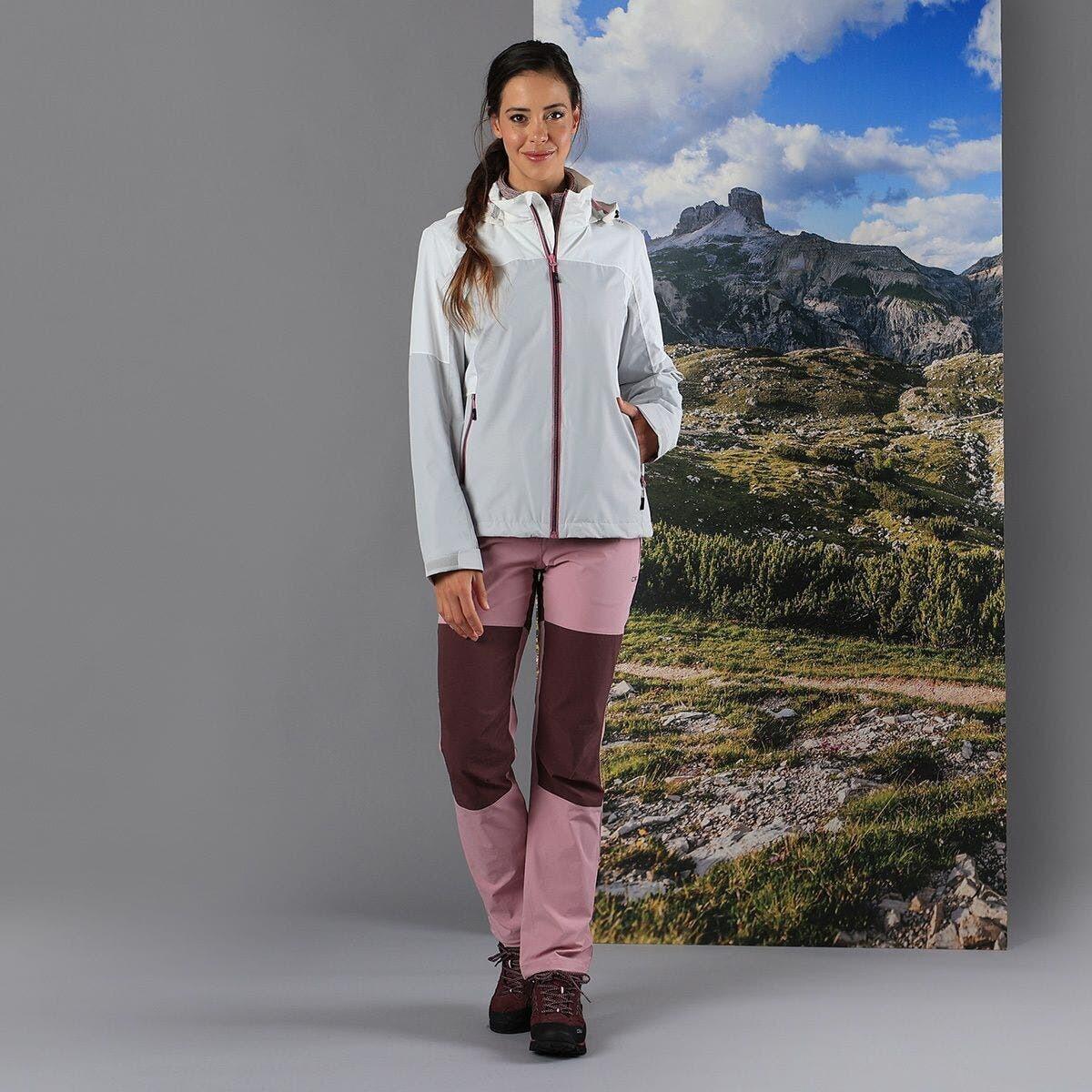Damen Regenjacke mit Kapuze und Reißverschluss CMP 2/5