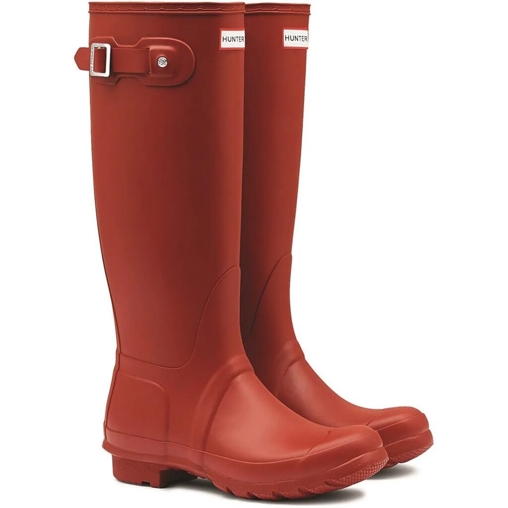 HUNTER Womens/Ladies Original Tall Wellington Boots (Red)