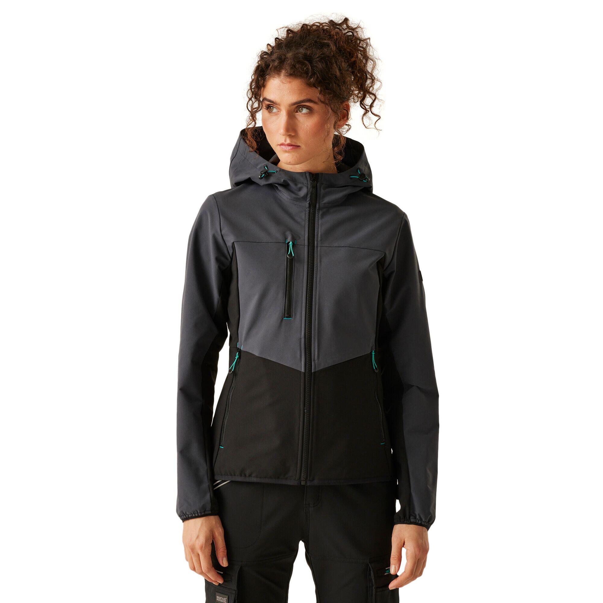 Giacca Soft Shell Elasticizzata Donna Regatta Professional Ada Grigio Ardesia 4/5