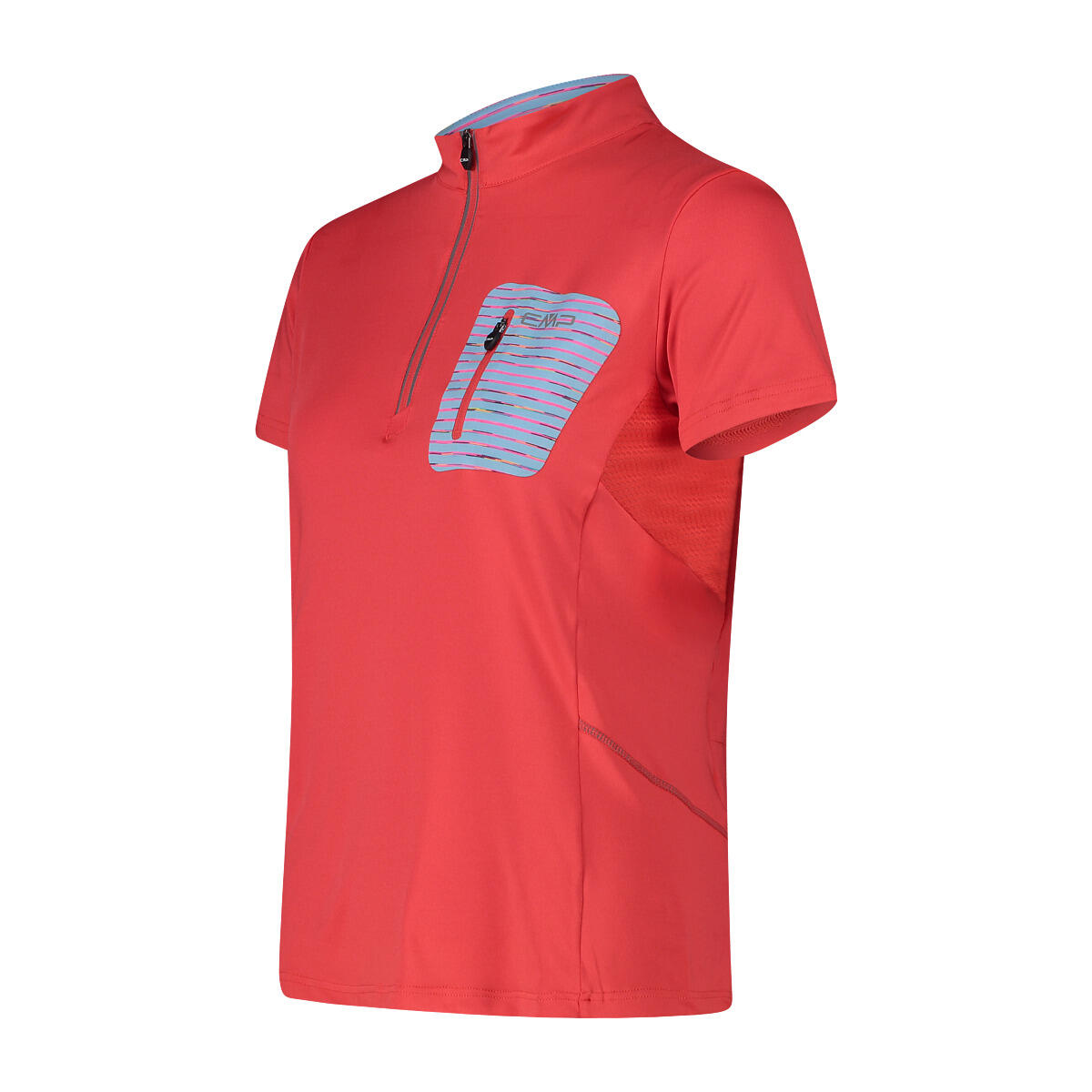 T-Shirt mit halbem Reißverschluss, Damen CMP 2/3