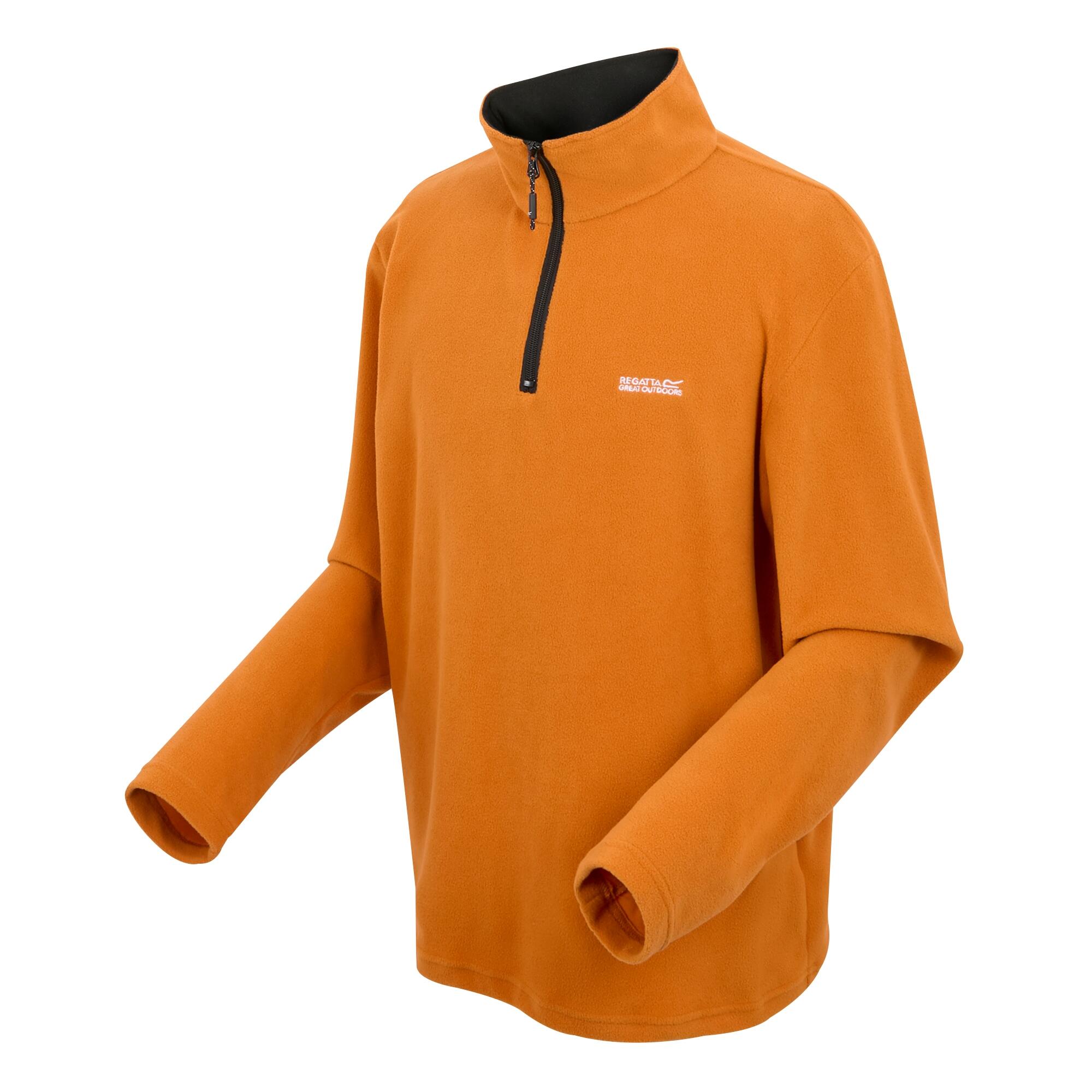 Great Outdoors Mens Thompson Half Zip Fleece Top (Fox) 3/5