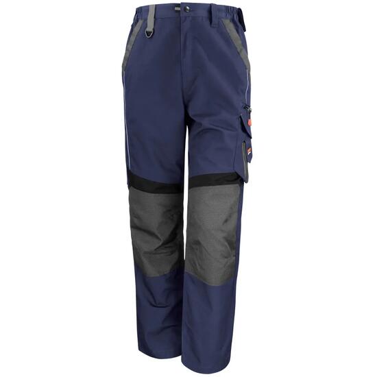 Pantalon De Travail (entrejambe 81cm) Homme (Bleu Marine/Noir)