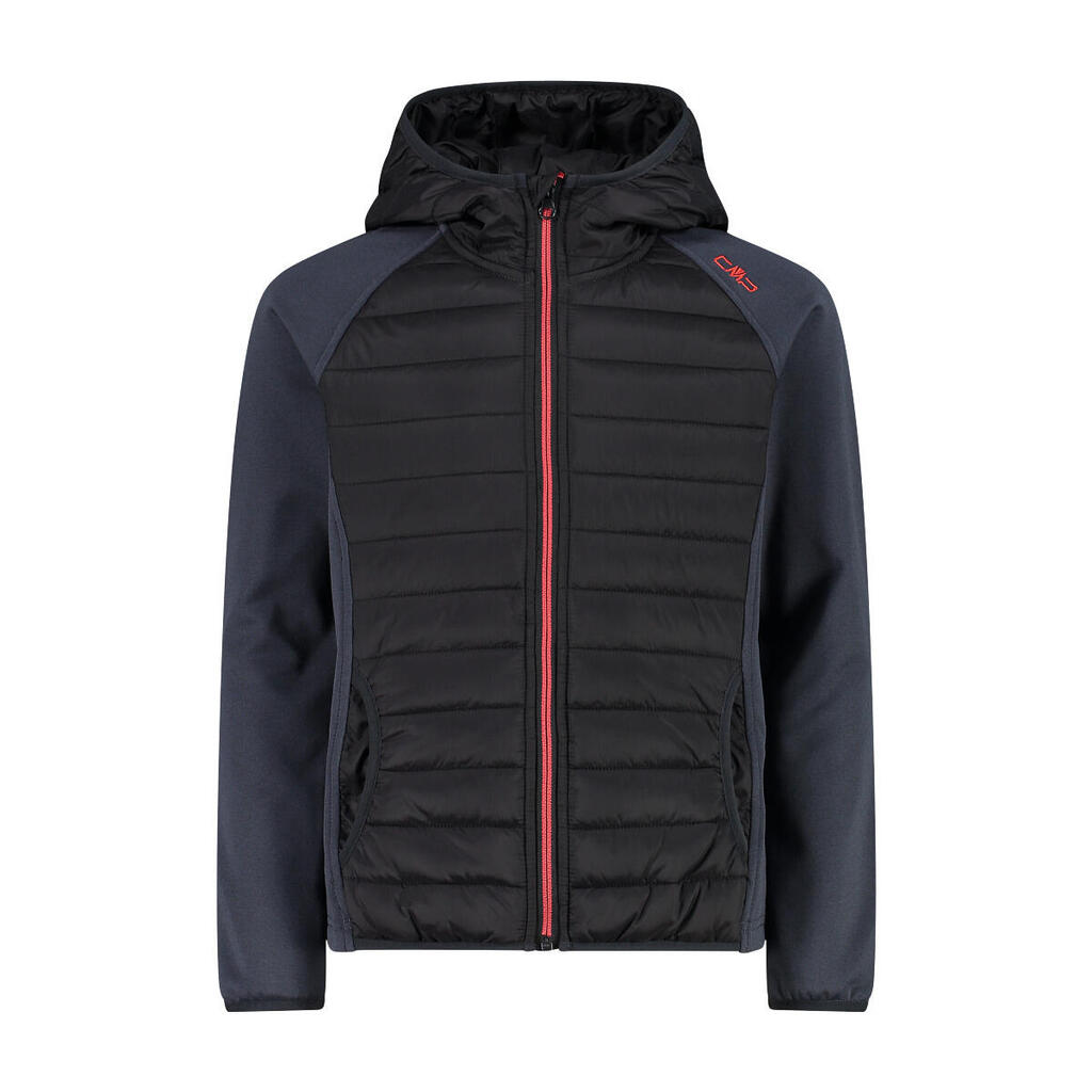 Girl's hybrid waterproof hoodie jacket CMP