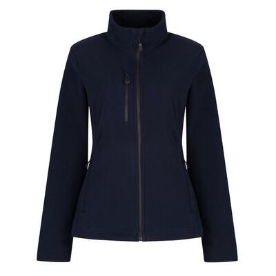 Dames recycled full zip fleecejack (marine)