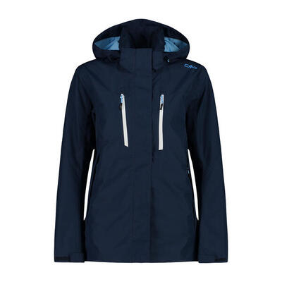 Dames waterdichte zip-up jas met capuchon cmp