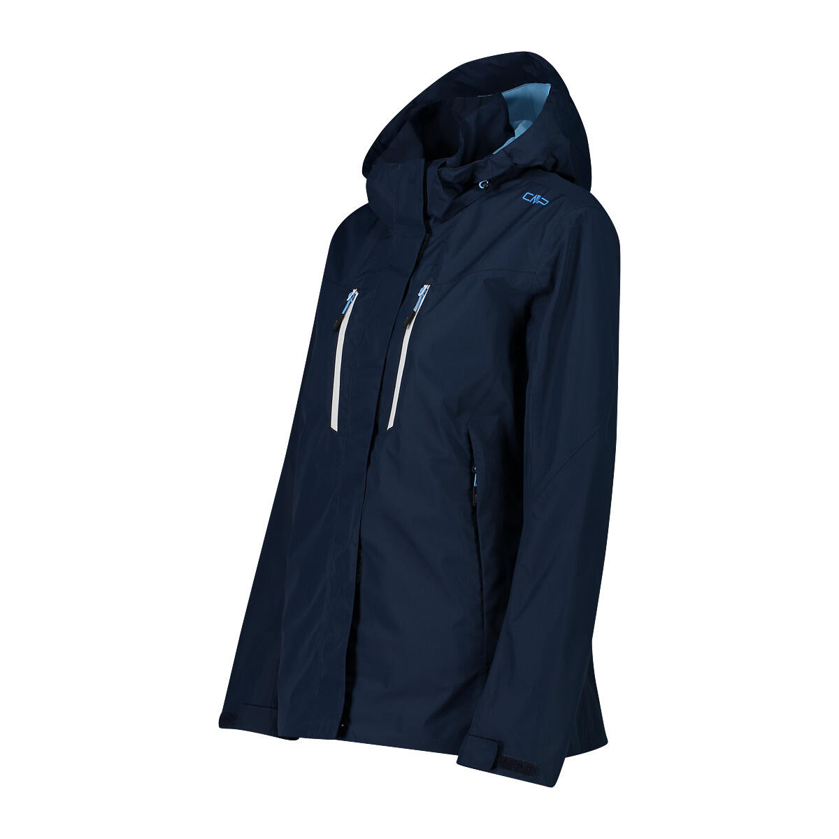Veste imperméable à capuche zippé femme CMP 2/3