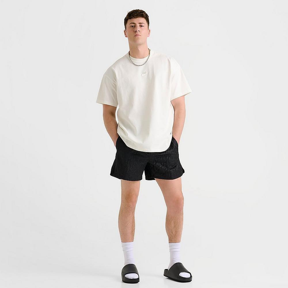 Costume da bagno uomo nike breaker swoosh logo link - nero 2/6
