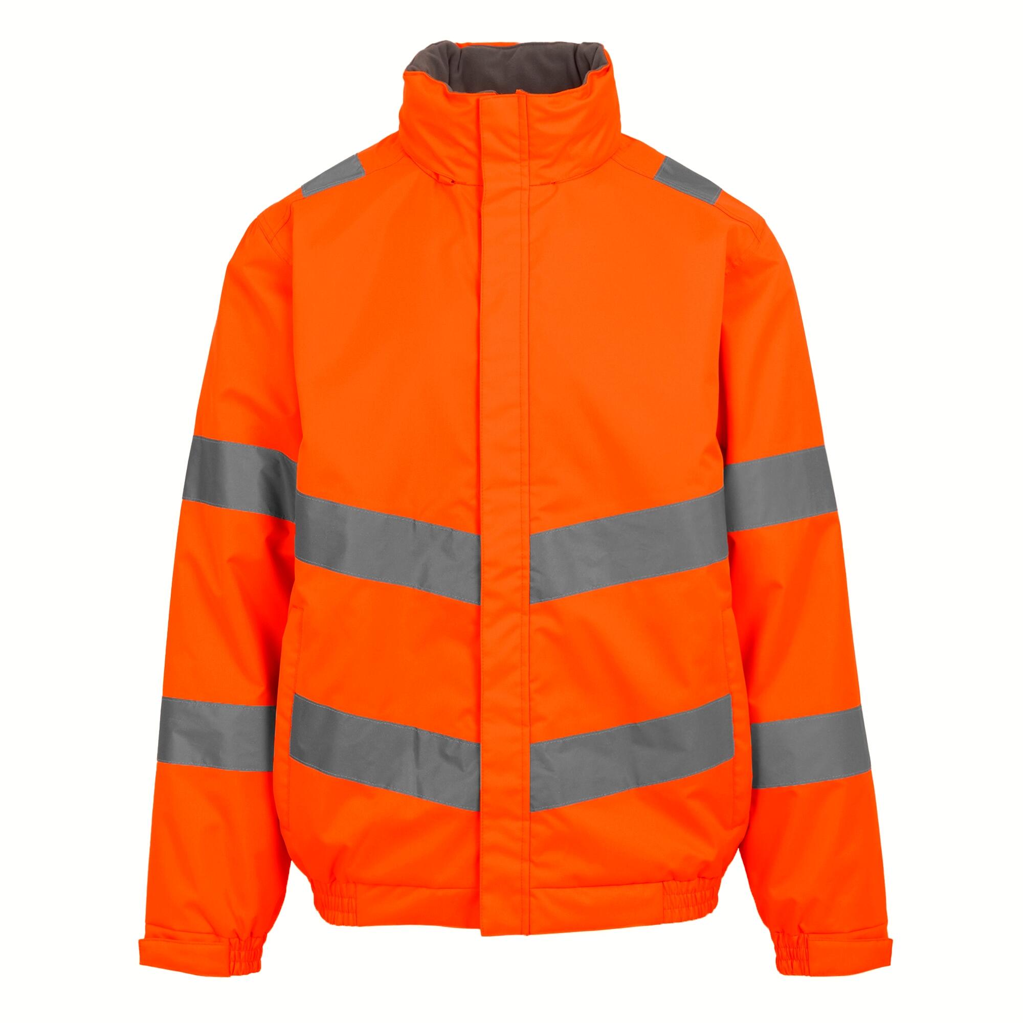 REGATTA Mens Pro Contract r HiVis Jacket (Orange)
