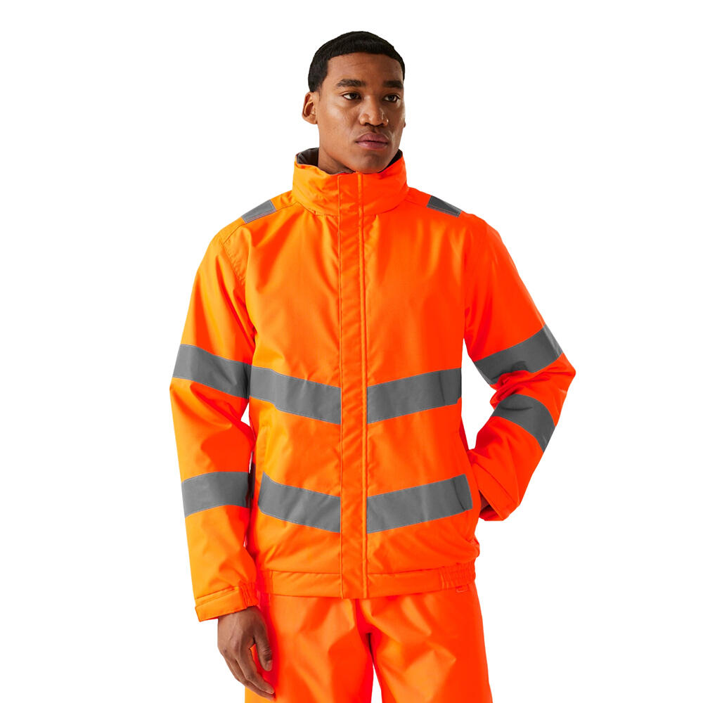 Mens Pro Contract r HiVis Jacket (Orange)