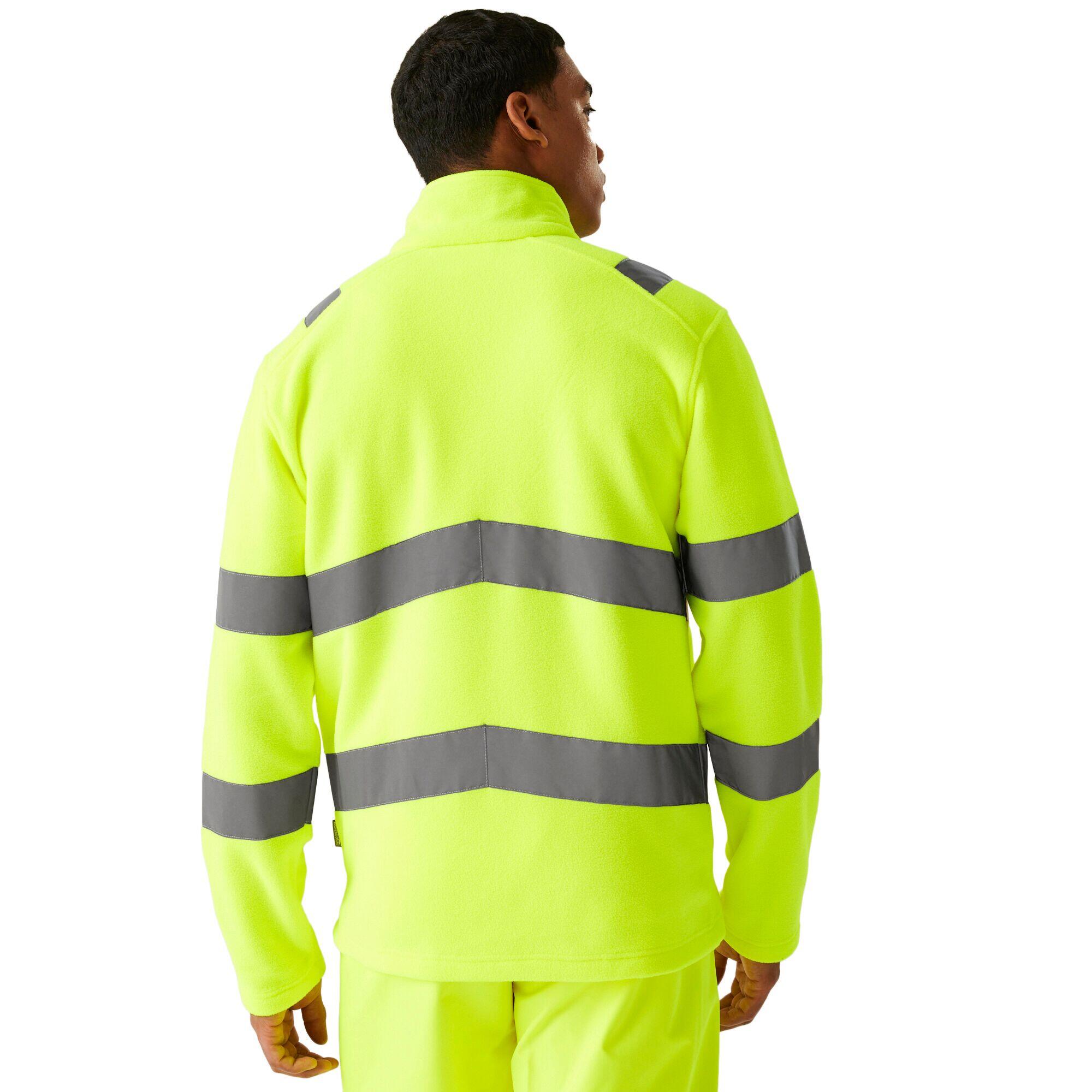 Veste Polaire PRO CONTRACT THOR Homme (Jaune) 4/4