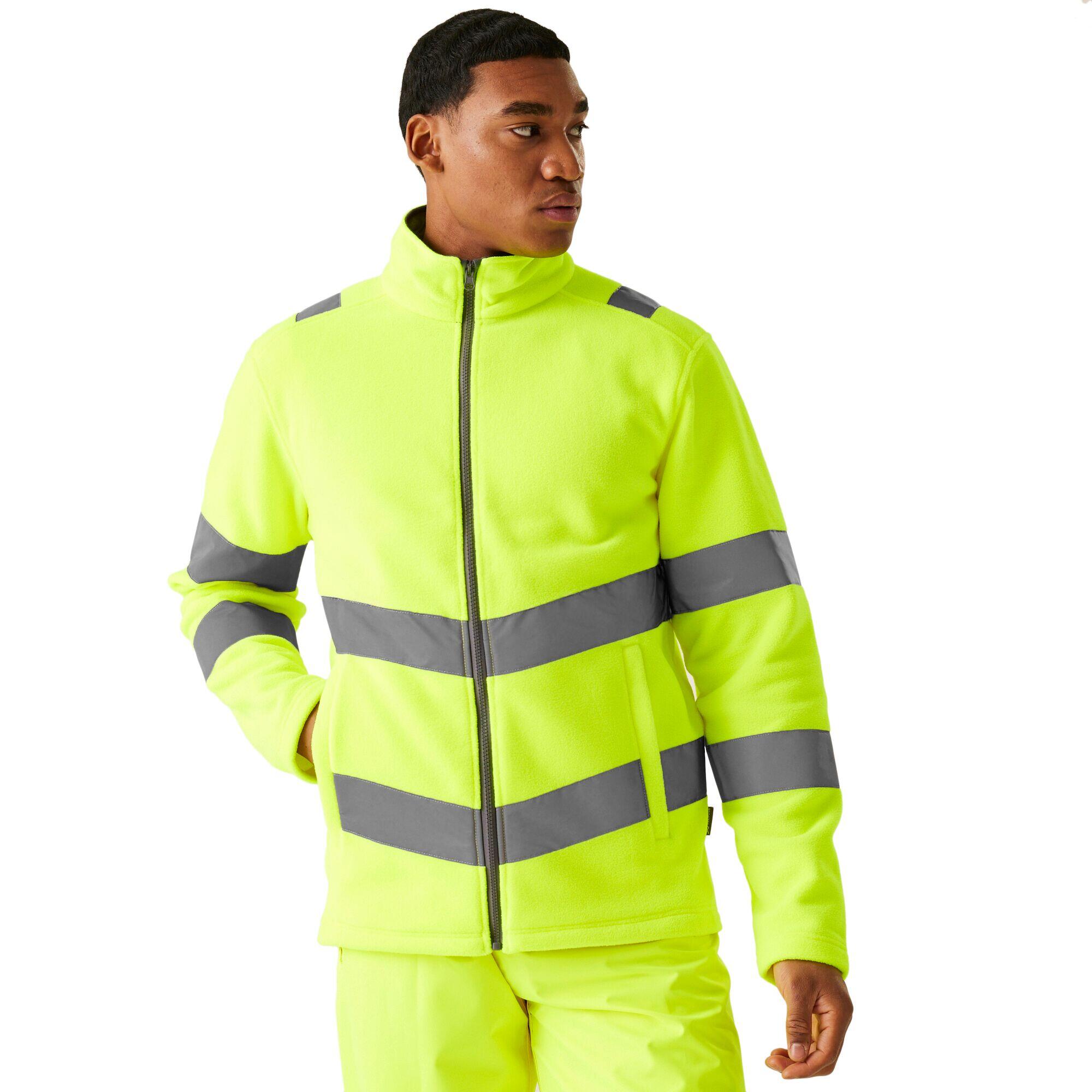 Veste Polaire PRO CONTRACT THOR Homme (Jaune) 3/4