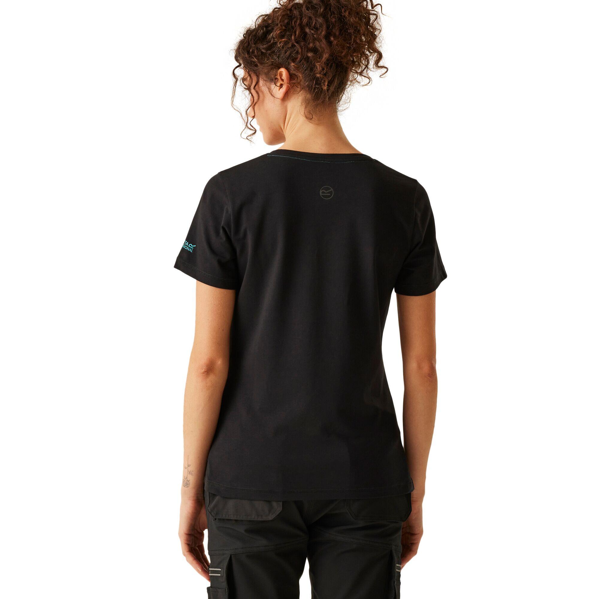 Tshirt Extensible Avec Poche ADA Femme (Noir) 4/5