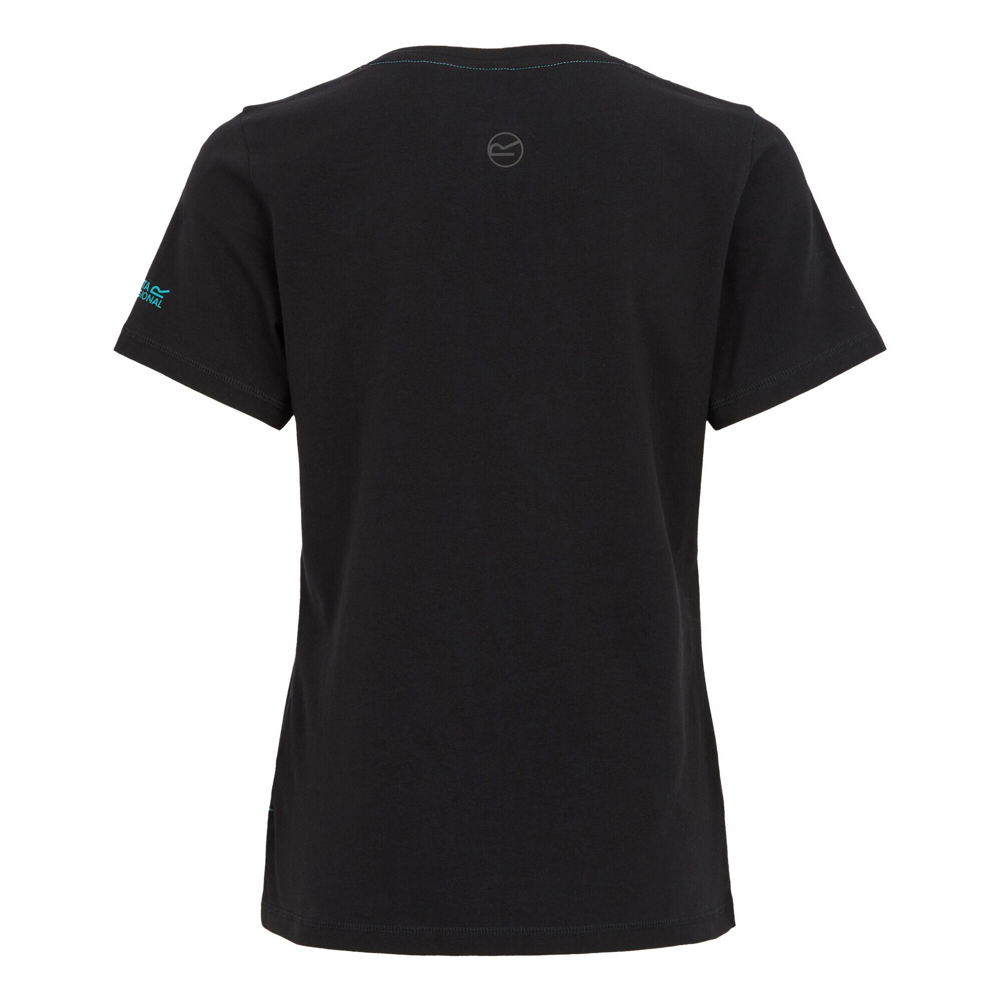 Tshirt Extensible Avec Poche ADA Femme (Noir) 2/5