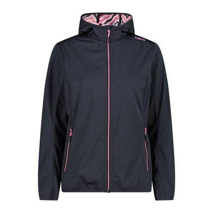 Veste imperméable à capuche femme avec doublure imprimée CMP