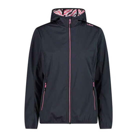 Veste imperméable à capuche femme avec doublure imprimée CMP