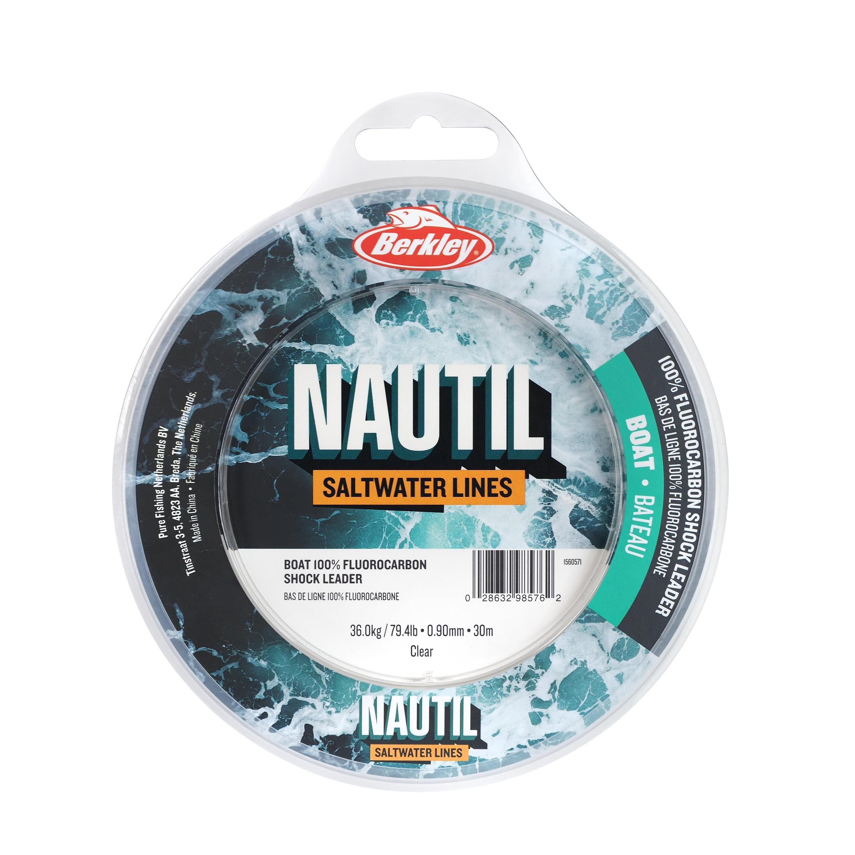 Berkley - Fluorocarbone Berkley Nautil Fcshock 90 - Fil Fluorocarbone - Blanc|bleu - Taille Unique - Decathlon