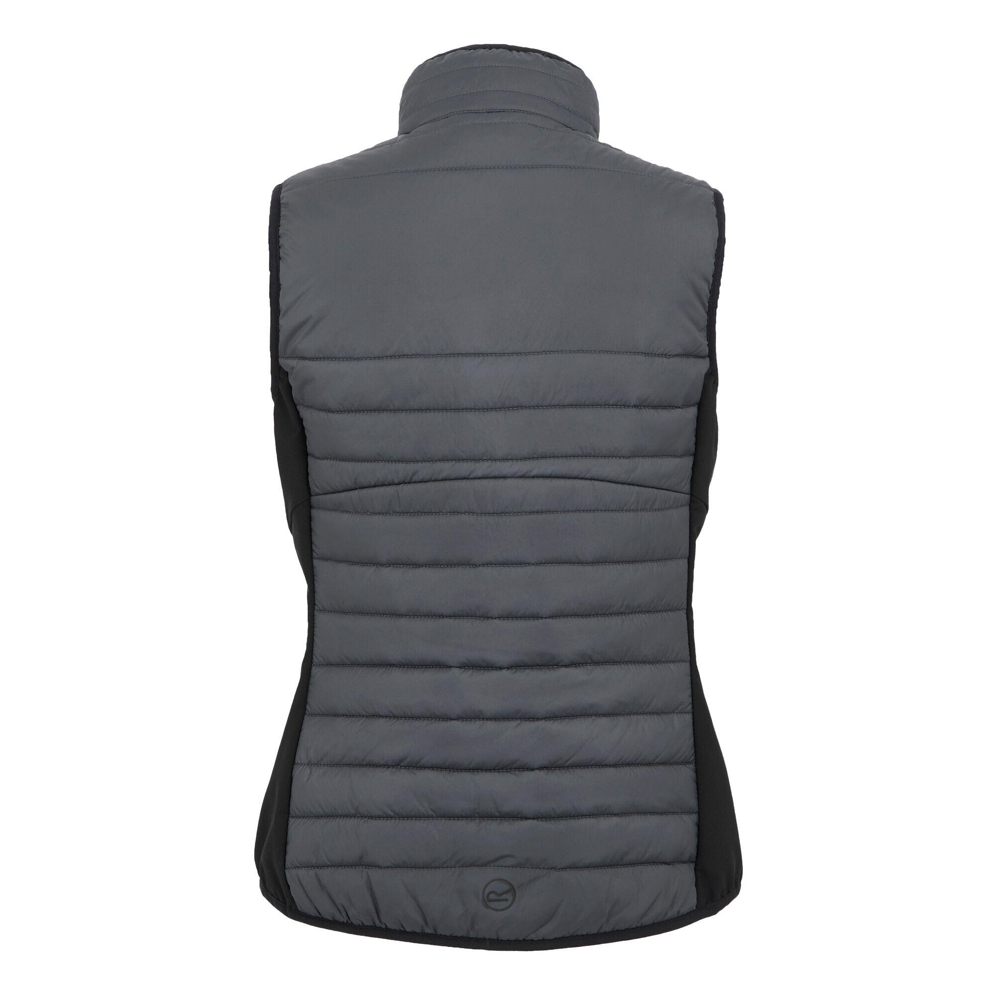 Gilet Imbottito Ibrida Donna Regatta Professional Ada Hybrid Grigio Foca Nero 2/5