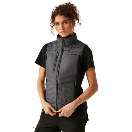 Veste Sans Manches ADA HYBRID Femme (Gris Phoque / Noir)