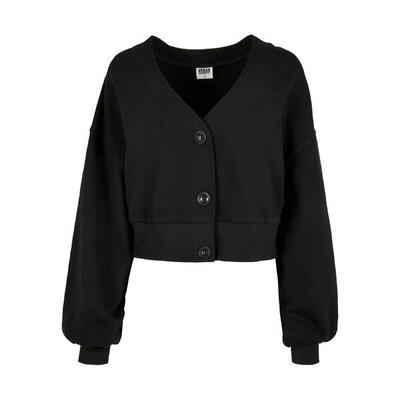 Damesvest urban classics organic oversized short terry (grote maten)