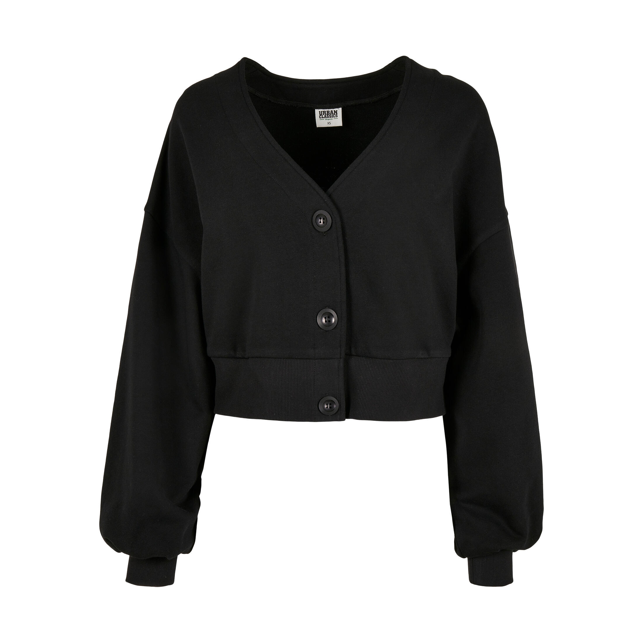 Urban Classics - Cardigan Femme Urban Classics Organic Oversized Short Terry (grandes Tailles) - Gilet Manches Longues - Noir - 58 4xl - Decathlon