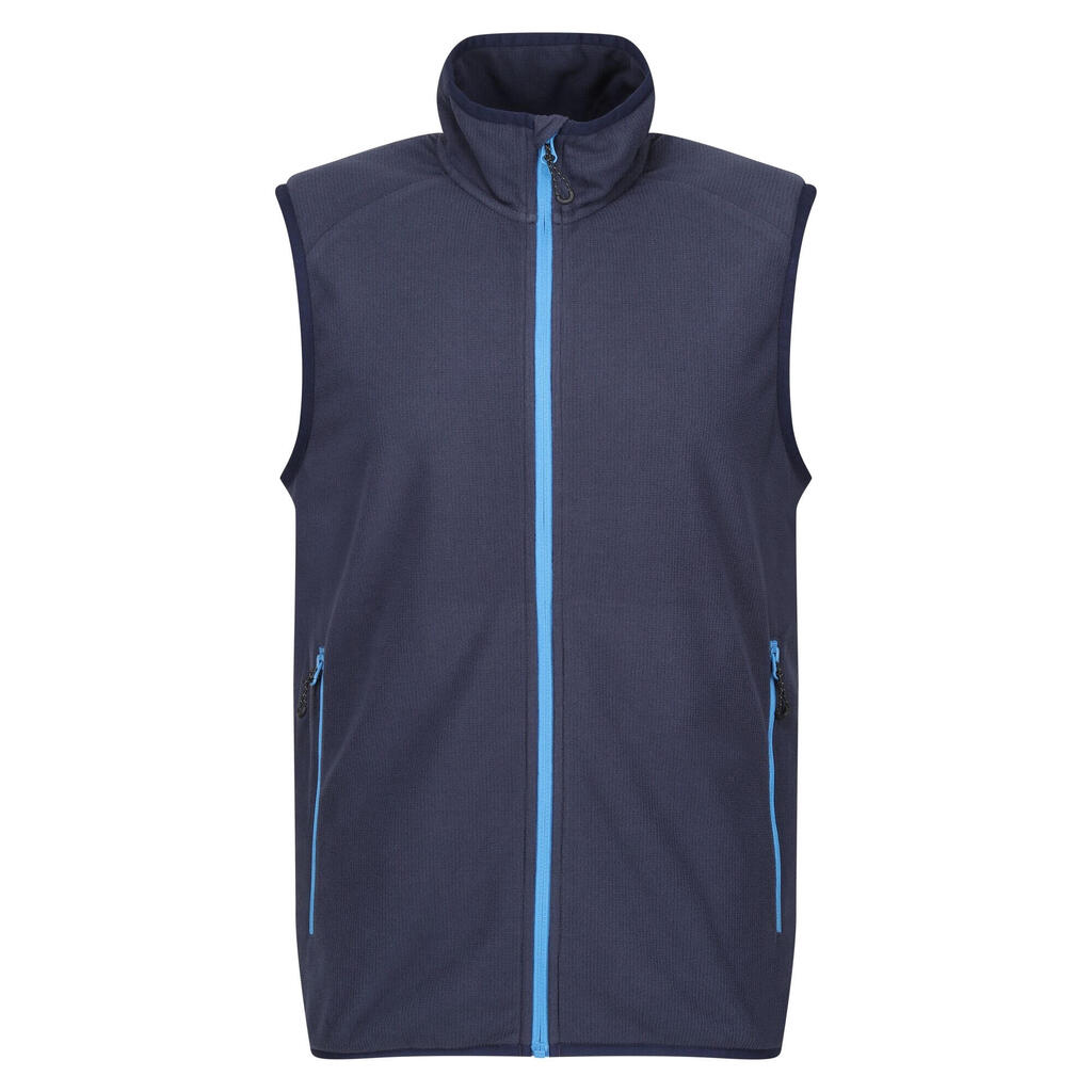 Unisex Adult Navigate Fleece Body Warmer (Navy/French Blue)