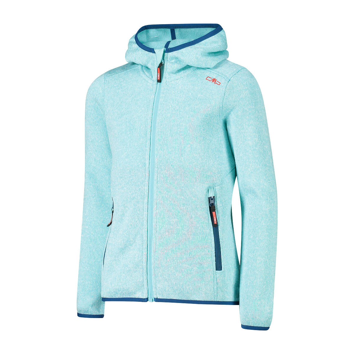 CMP Mädchen Fleece Jacke Fix Hood 3H19825 3/5
