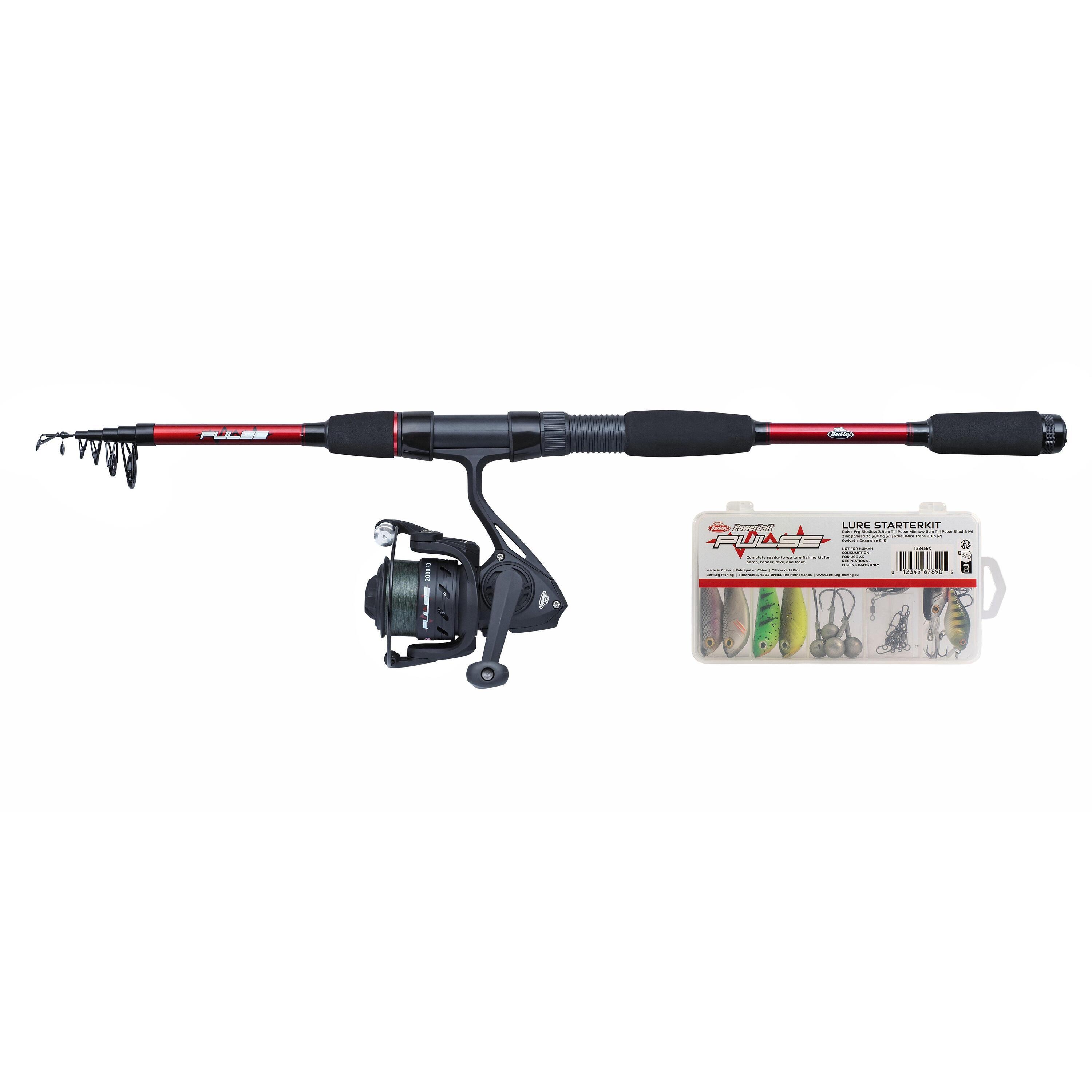 Berkley - Canne Combo Berkley Pulse Sioc 5-25g - Canne - Noir|rouge - Taille Unique - Decathlon
