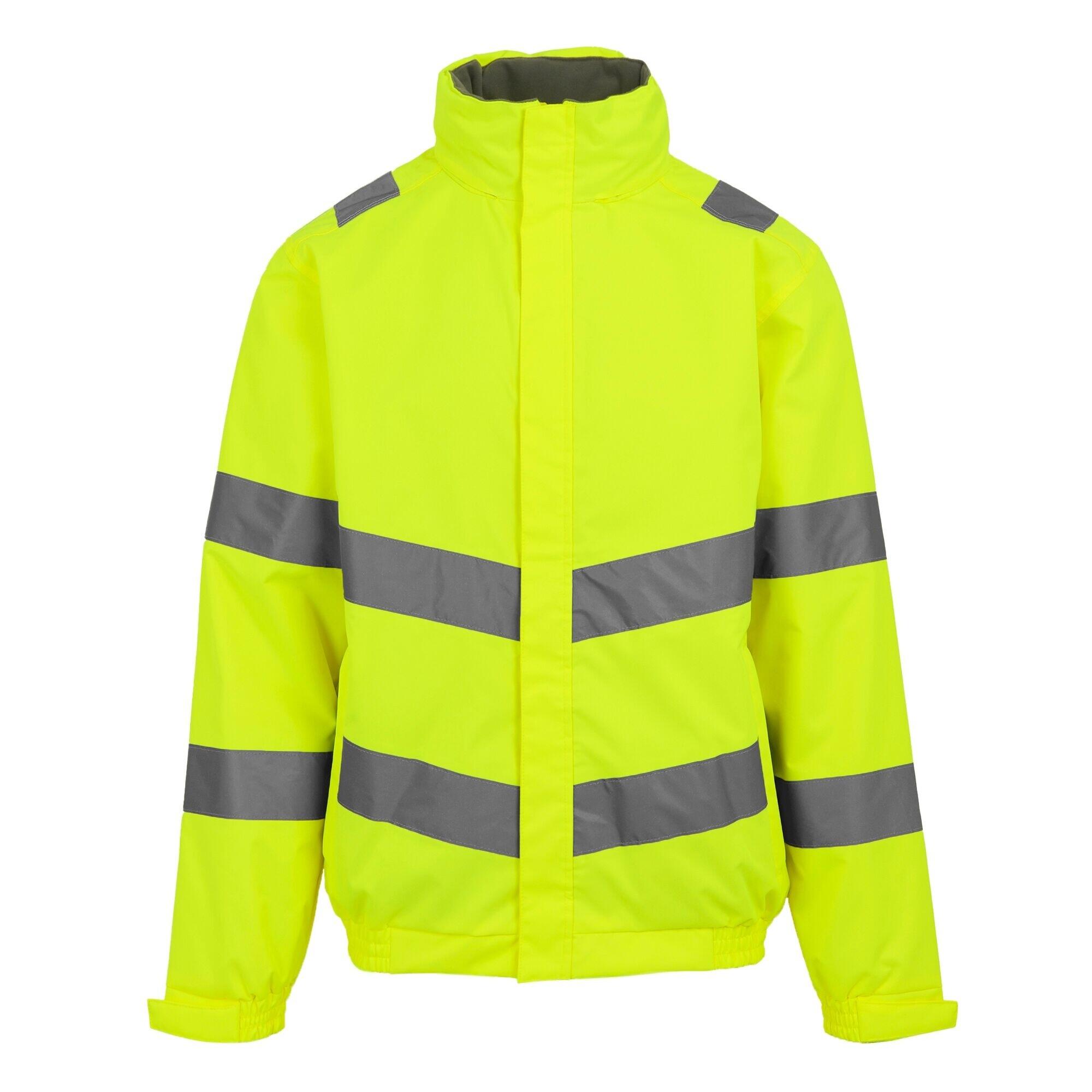REGATTA Mens Pro Contract r HiVis Jacket (Yellow)