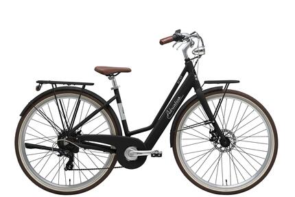 Elektryczny rower miejski RETRO 28 cali, czarny