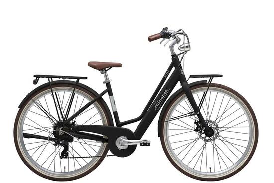 Elektryczny rower miejski RETRO 28 cali, czarny
