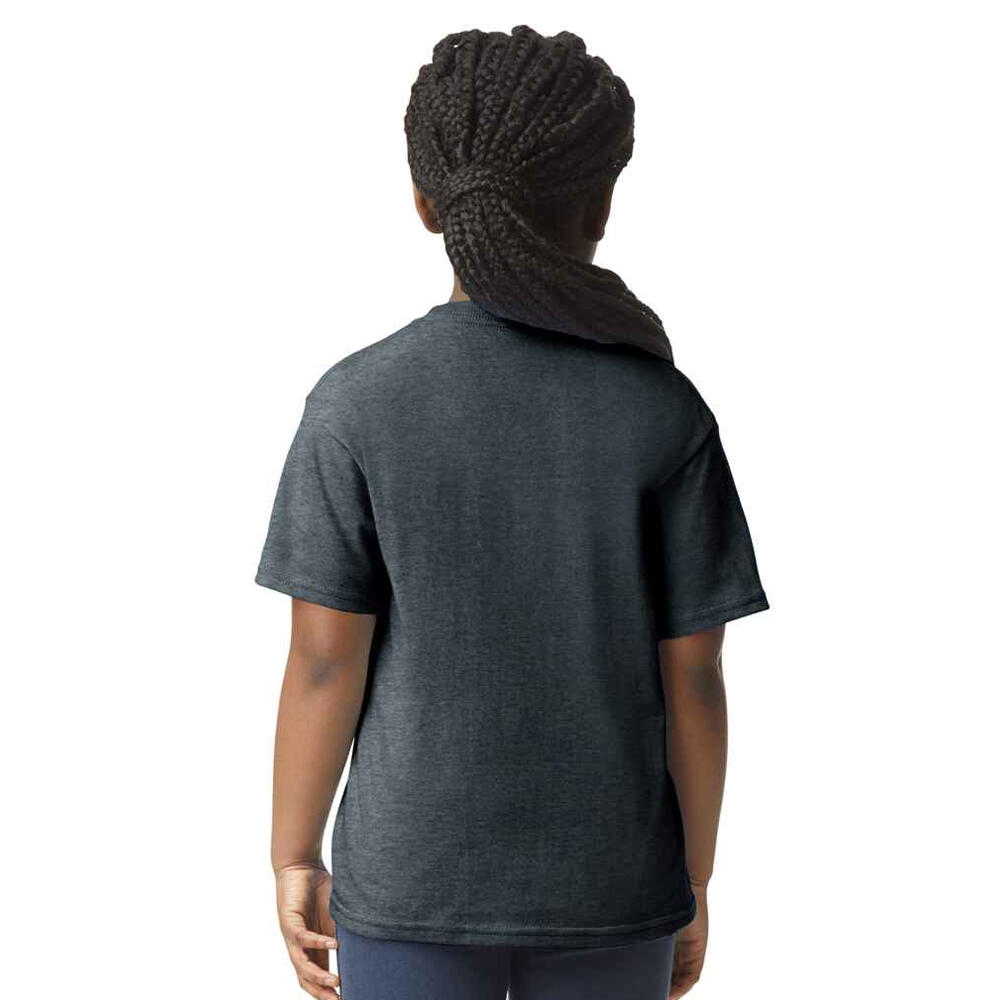 "Softstyle" TShirt für Kinder Grau meliert 3/3
