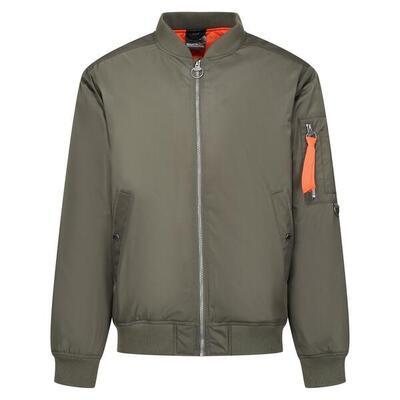 Heren pro pilot mouwzak bomberjack (donkere khaki)