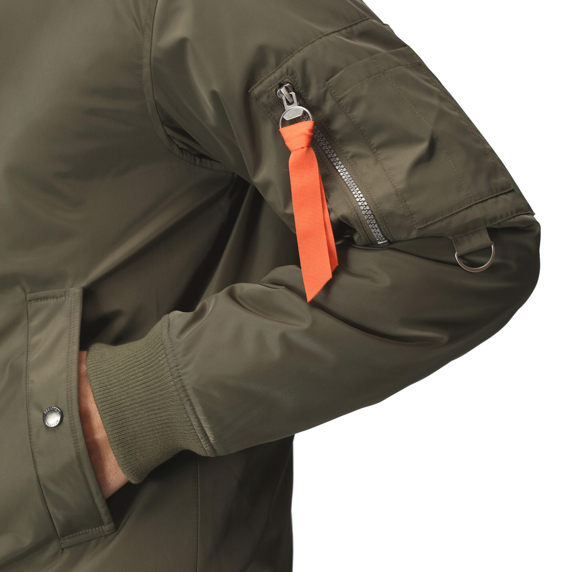 Blouson D'aviateur PRO PILOT Homme (Kaki Foncé) 3/4