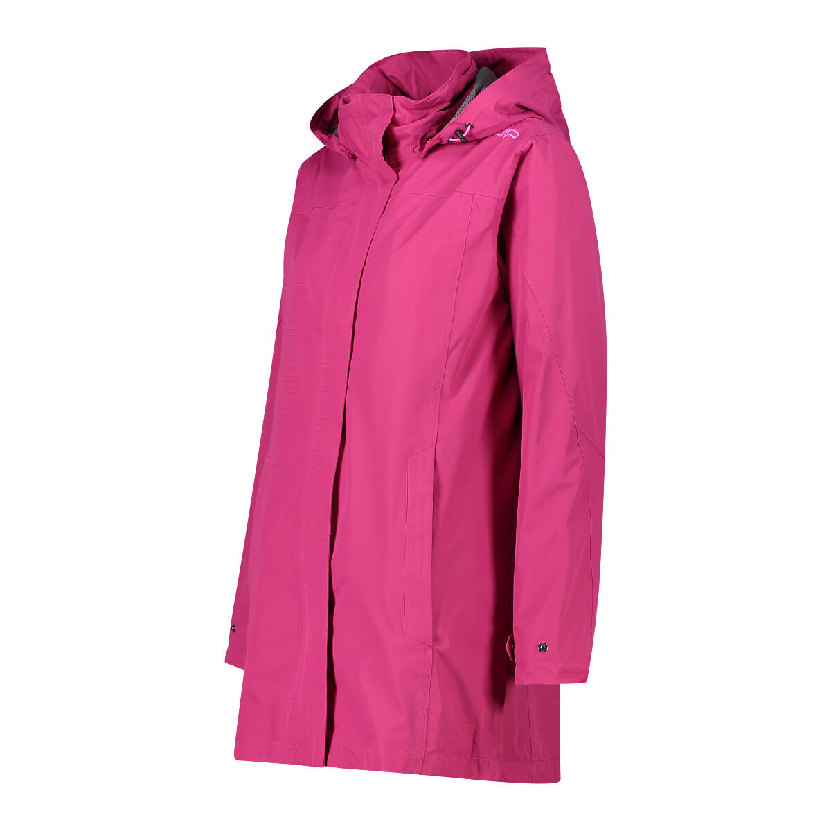Veste imperméable à capuche avec boutons-pression femme CMP 2/5