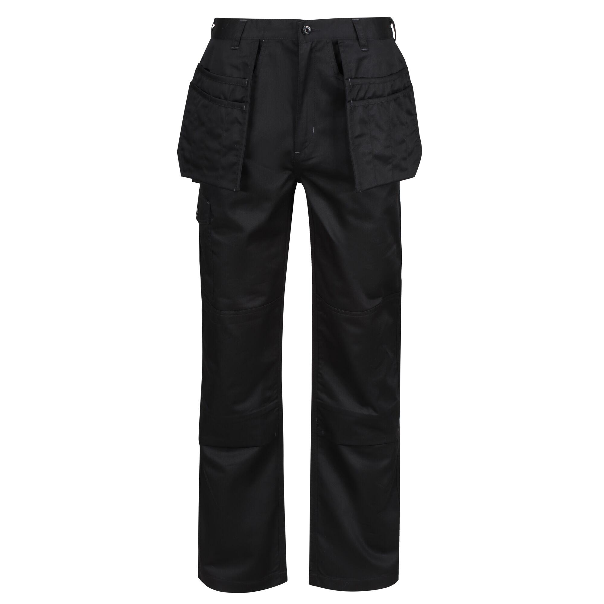 REGATTA Mens Cargo Trousers (Black)