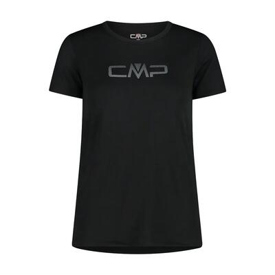 T-shirt con col rotondo e logo donna CMP