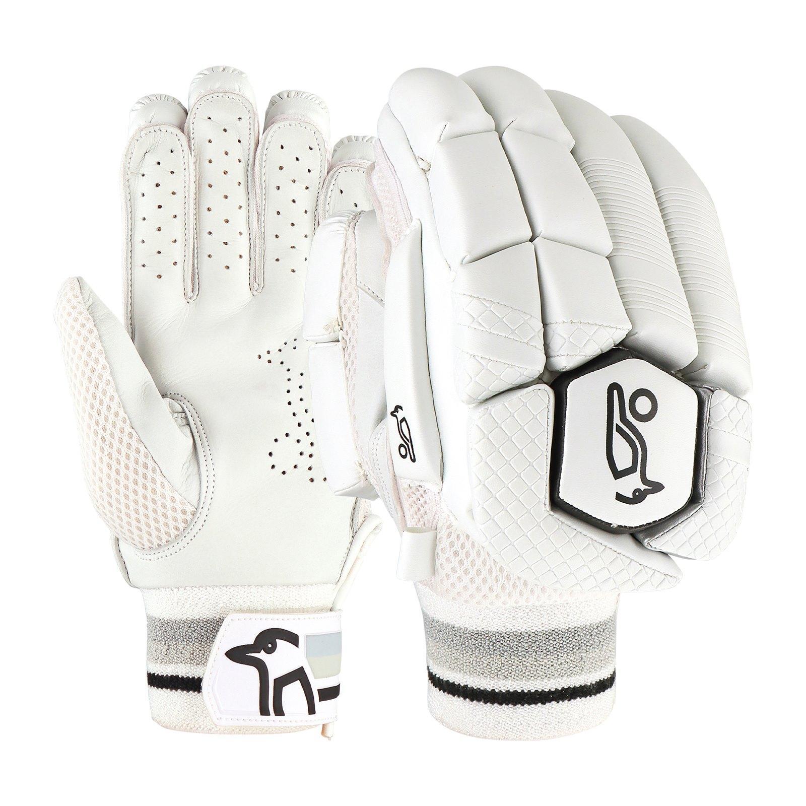 2025 Ghost 4.1 Right Hand Batting Glove (White/Black) 1/2