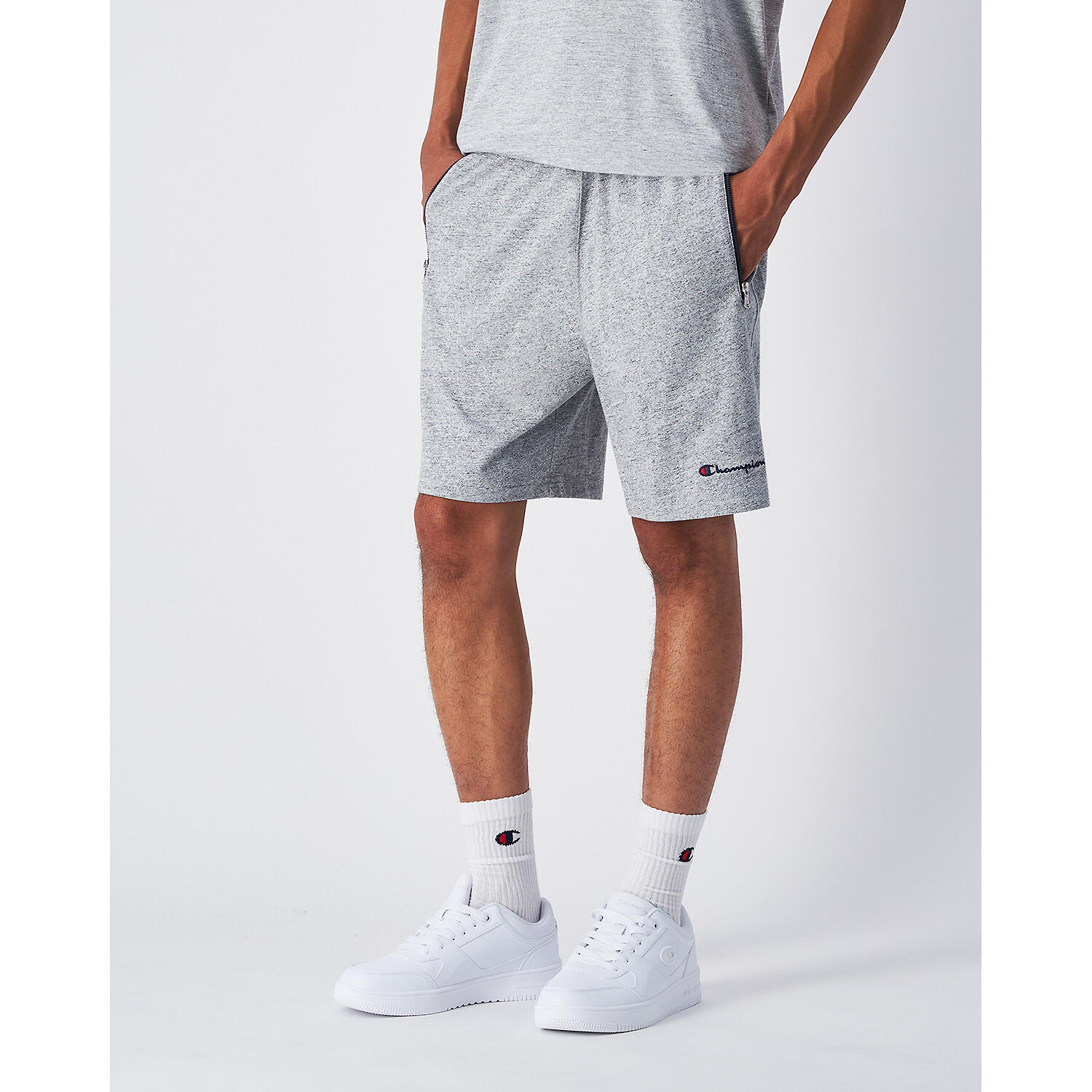Pantalon Corto Hombre Champion 220808 Gris 2/5