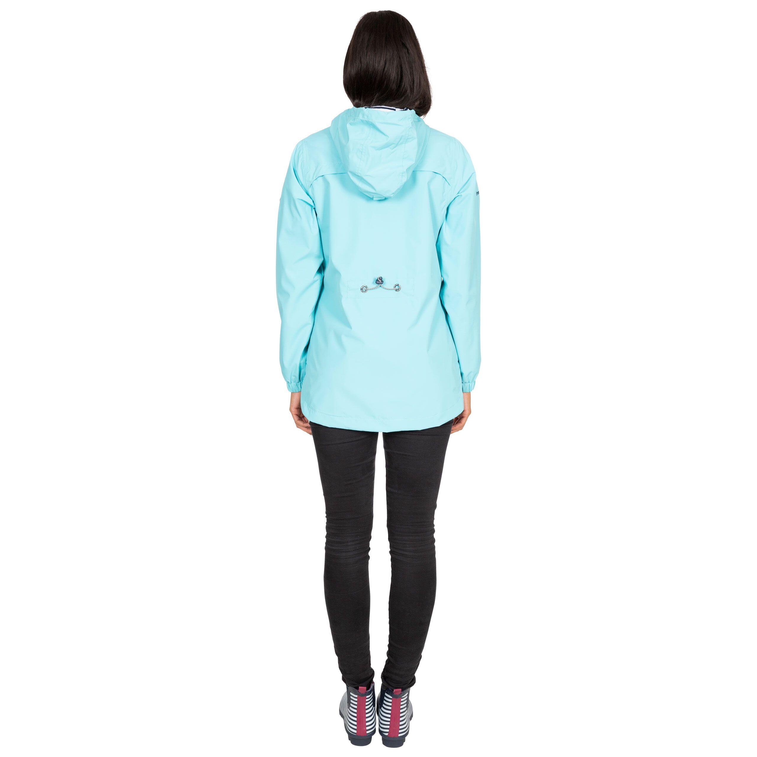 Chaqueta Impermeable Flourish para Mujer Aguamarina 4/5