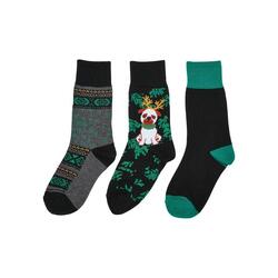 chaussettes enfant Urban Classics Christmas Dog (x3)
