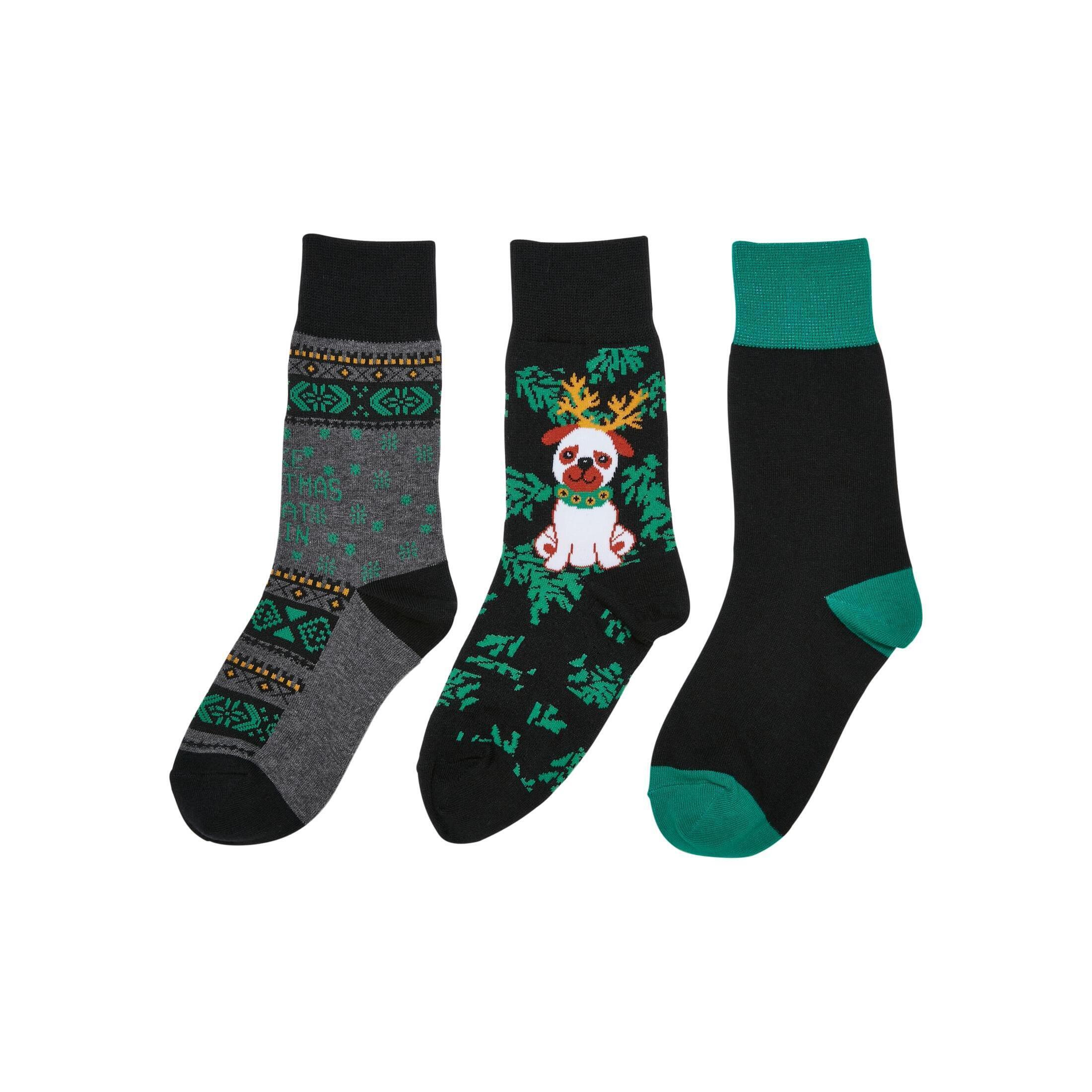 Urban Classics - Chaussettes Enfant Urban Classics Christmas Dog (x3) - Chaussettes - Multicolore - 35/38 - Decathlon