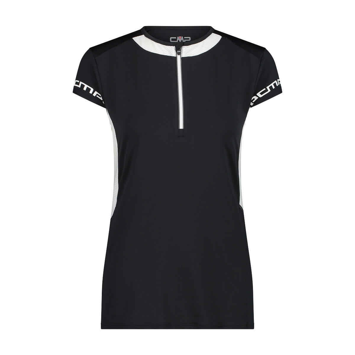 CMP T-shirt da donna con mezza zip CMP