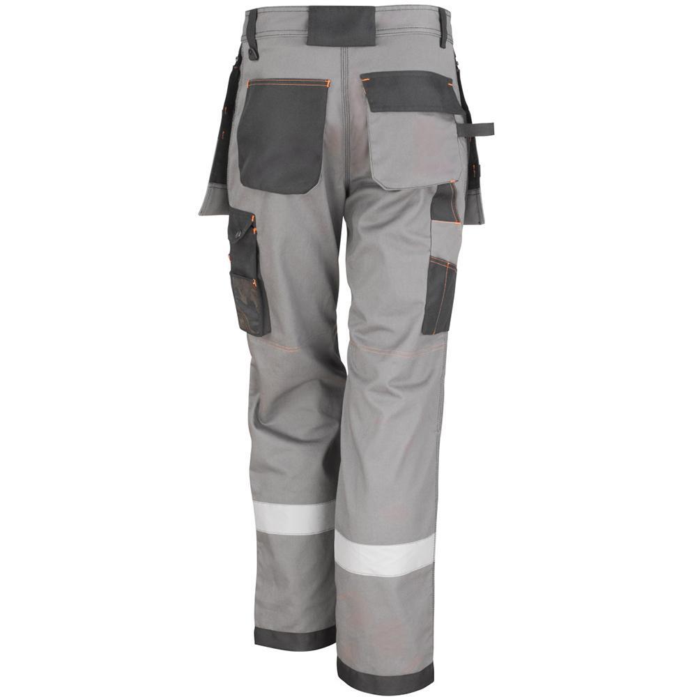 Xguarda de trabalho Calças de trabalho pesado (Cinza/Preto) 3/4