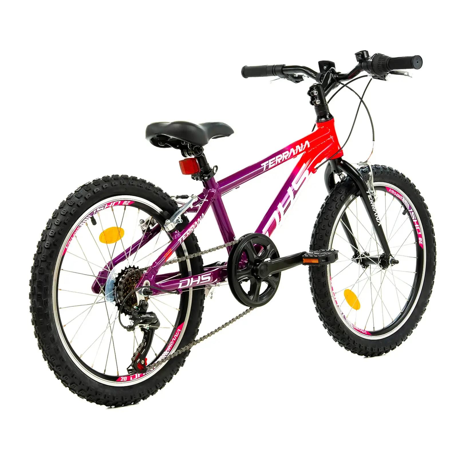 Bicicleta Infantil Dhs Terrana 2023 - 20 polegadas, roxo/rosa 3/7