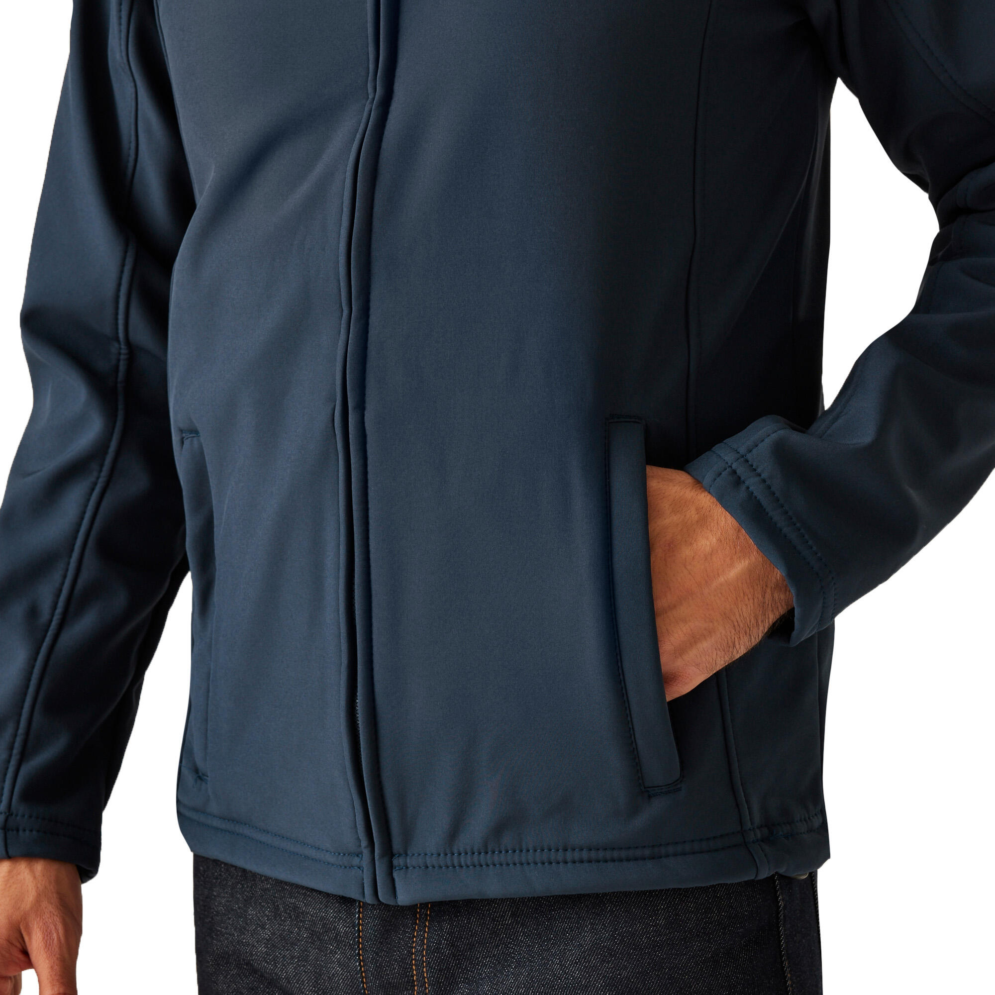 Veste Softshell UPROAR Homme (Bleu Marine) 3/4