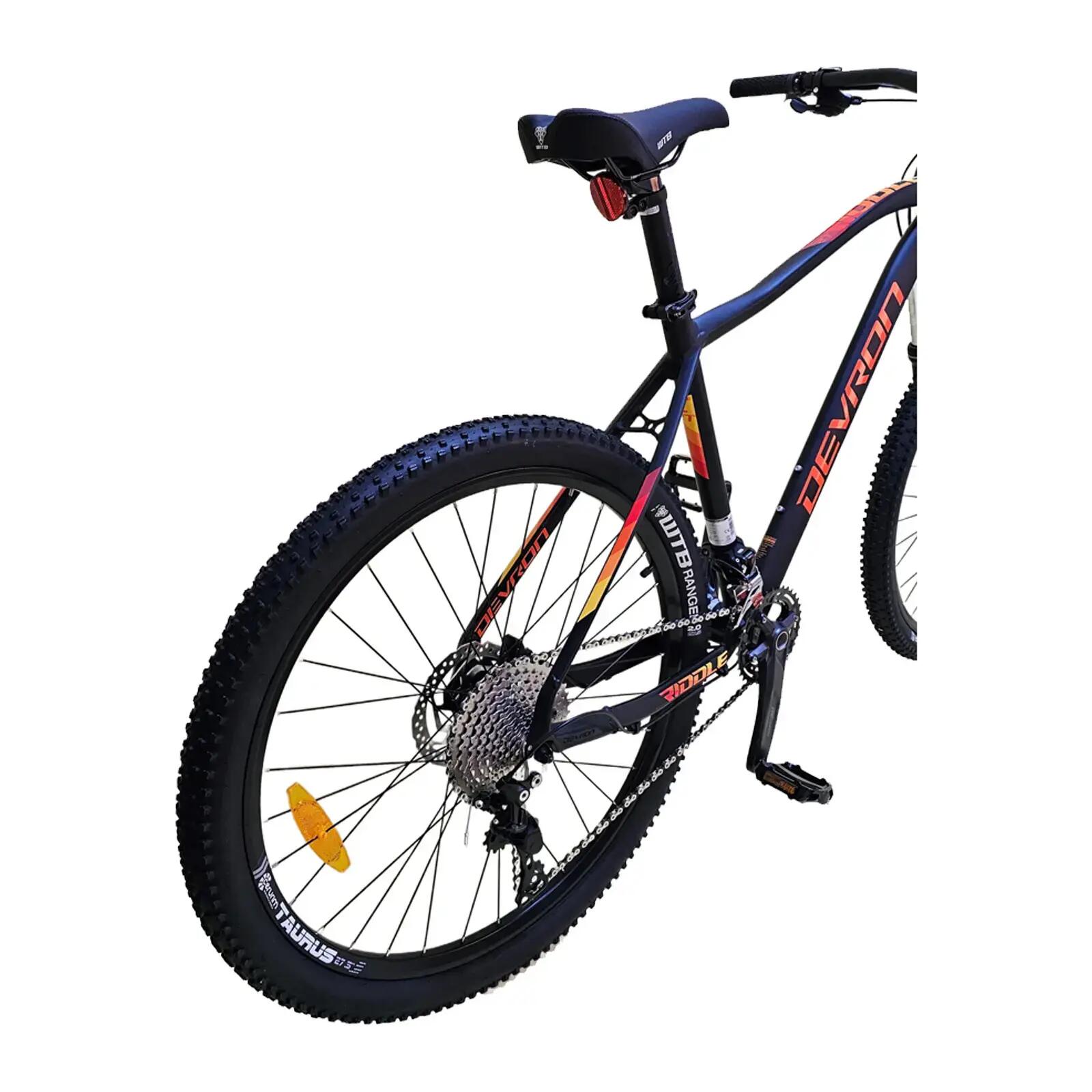 Mtb kerékpár Devron Riddle RM4.7 2021 - 27.5 hüvelyk, M, fekete 3/4
