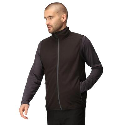 Unisex navigate fleece body warmer voor volwassenen (zwart/seal grey)