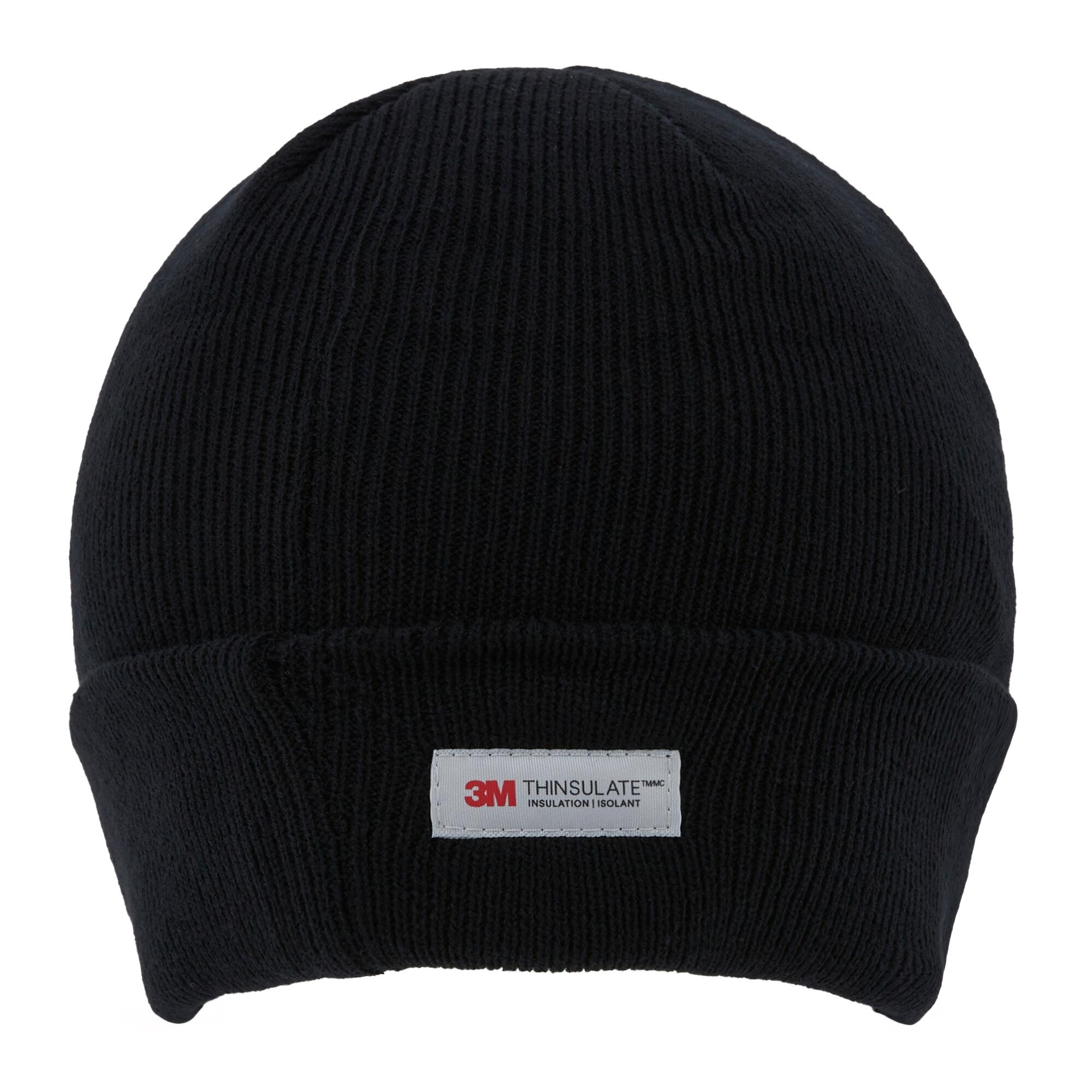 Chapéu de inverno acrílico thinsulate preto
