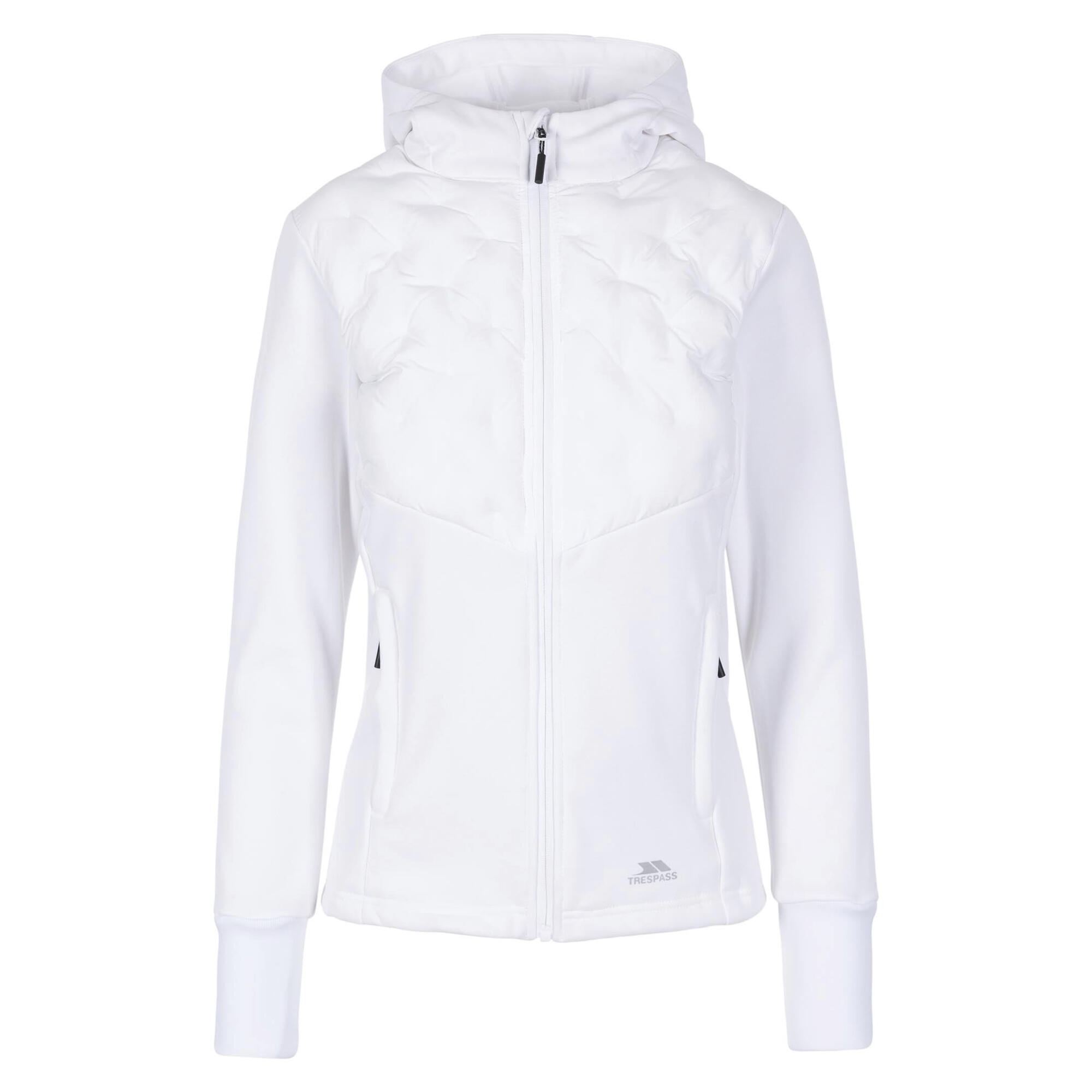 Trespass - Veste Hybride De Sport Marney Femme (blanc) - Coupe-pluie - Blanc - 40 M - Decathlon